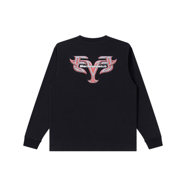 SCORPION EYE LOGO L/S TEE BLACK