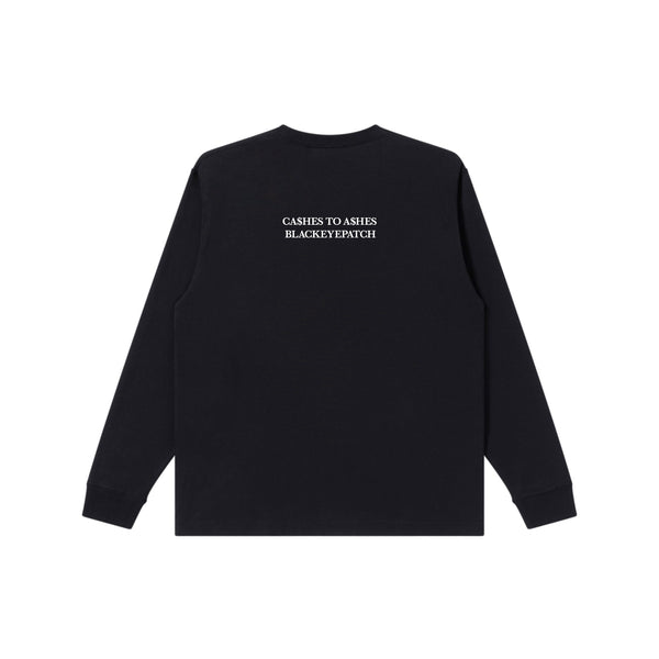 PACK IN THE POCKET L/S TEE BLACK