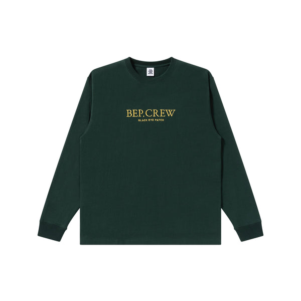 BEP CREW LOGO L/S TEE GREEN