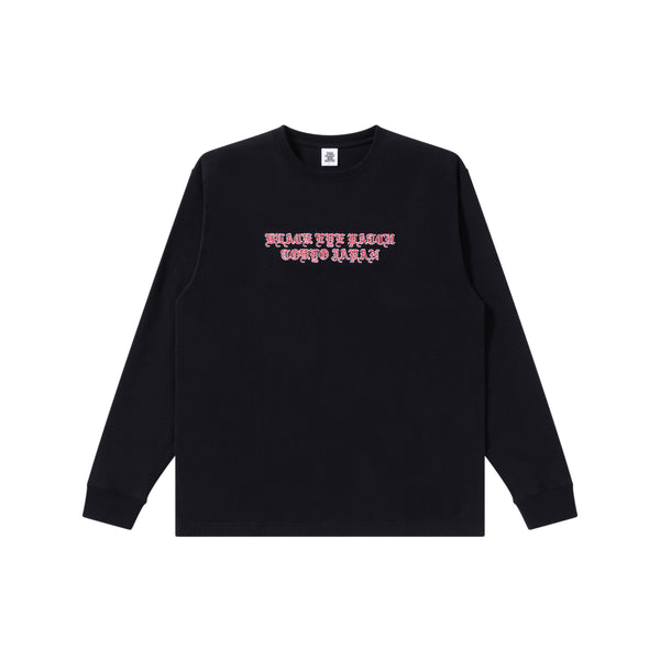 LINCOLN BLACKLETTERS L/S TEE BLACK