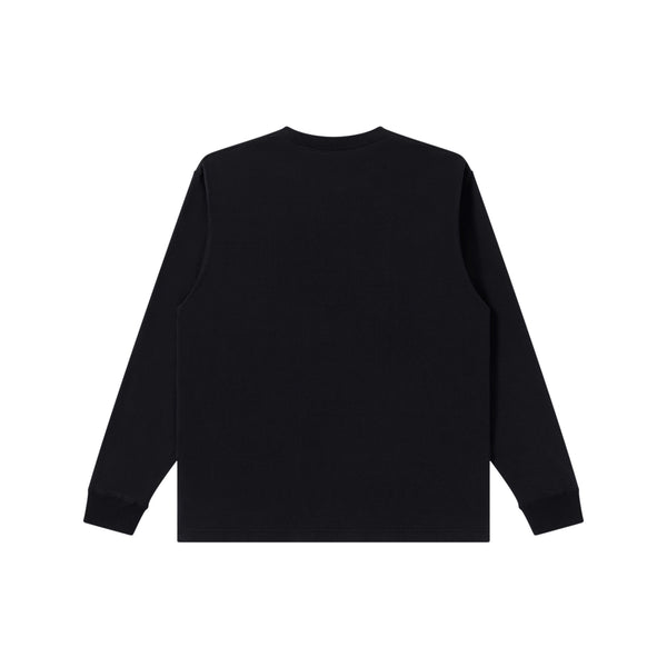 LINCOLN BLACKLETTERS L/S TEE BLACK