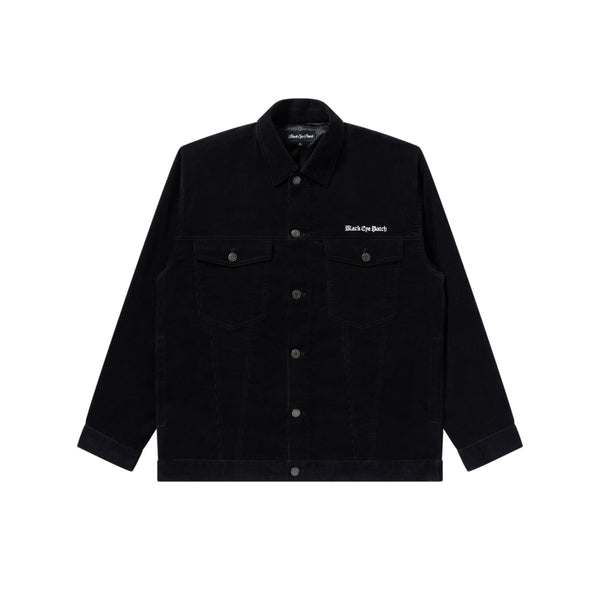 OE LOGO TRUCKER JACKET BLACK