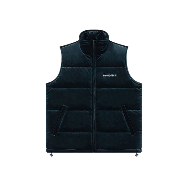 OE LOGO PUFFER VEST D.GREEN