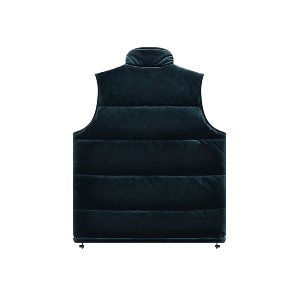 OE LOGO PUFFER VEST D.GREEN