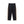 LEOPARD BORDERED WORK PANTS BLACK