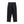Leopard Bordered Work Pants, Black