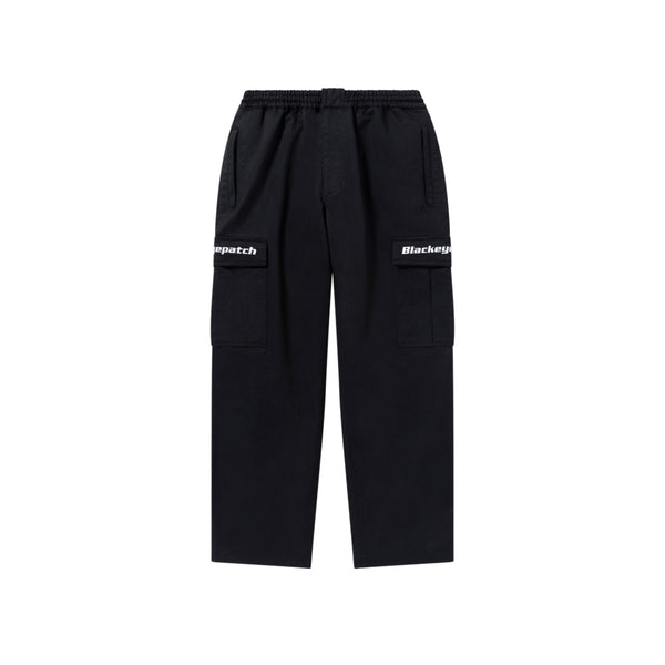 TACTICAL LOGO CARGO PANTS BLACK