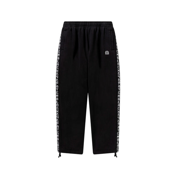 KANJI TAPED HEAVYWEIGHT SWEAT PANTS BLACK