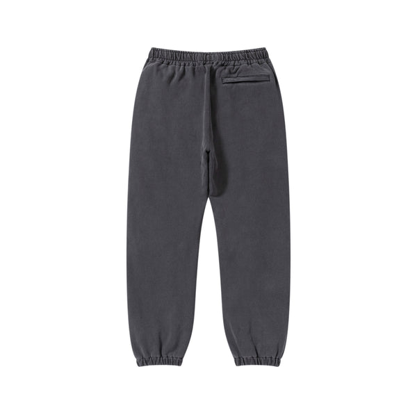 SMALL OG LABEL PIGMENT DYDED SWEAT PANTS BLACK