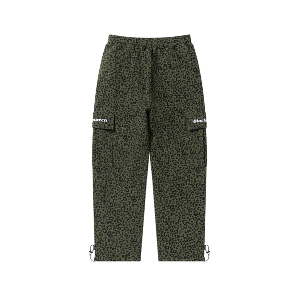 TACTICAL LOGO LEOPARD CARGO PANTS OLIVE