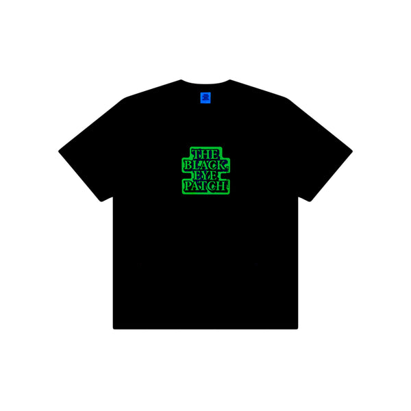 GLOW IN THE DARK OG LABEL TEE BLACK