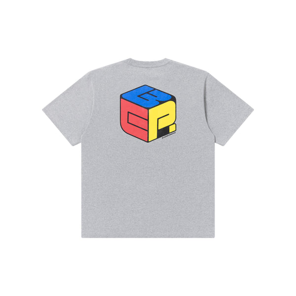 COLORCUBELOGO TEE HEATHER GRAY