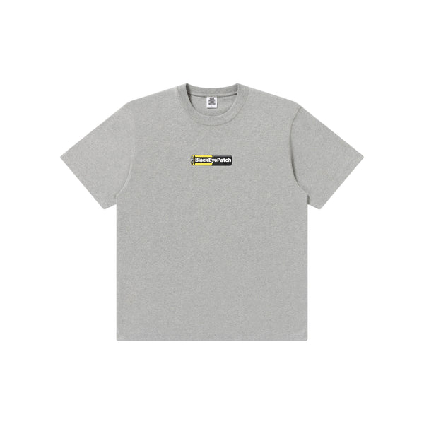 BATTERY LOGO TEE HEATHER GRAY