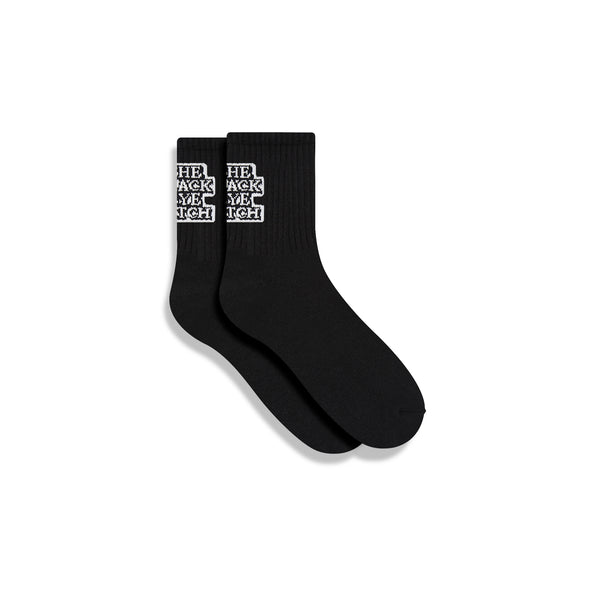 OG LABEL SOCKS BLACK