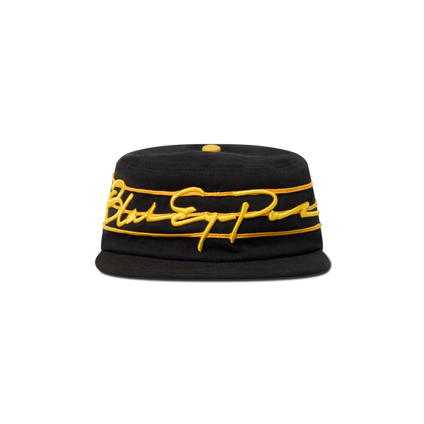 AUTOGRAPH LOGO PILLBOX CAP BLACK