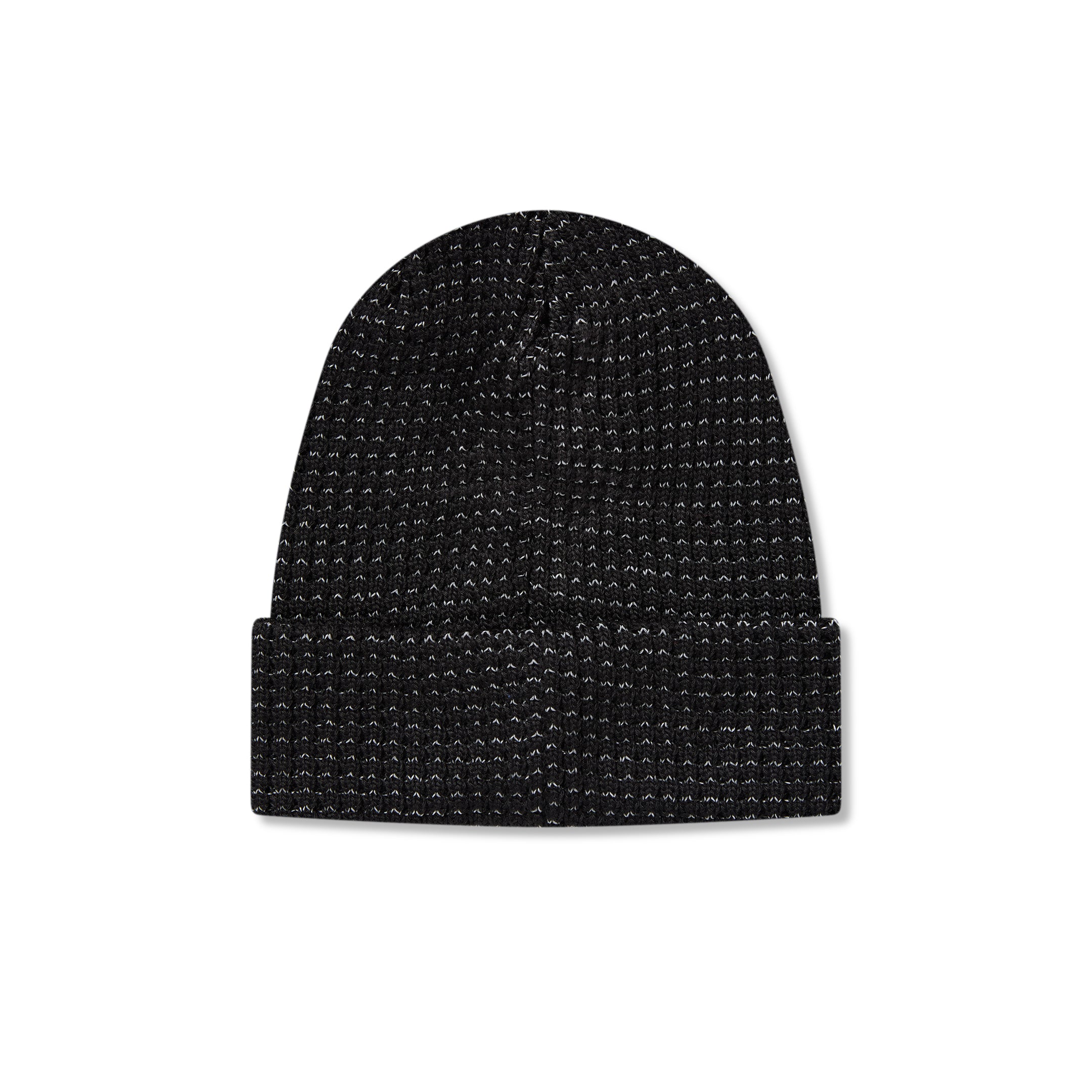 OG LABEL REFLECTOR WOVEN BEANIE BLACK – BlackEyePatch