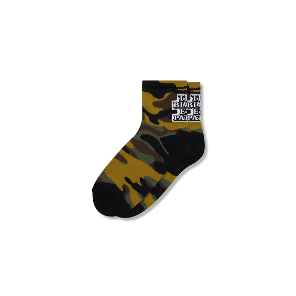 OG LABEL CAMO SOCKS WOODLAND CAMO