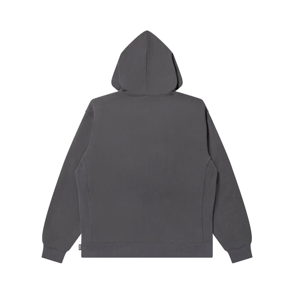 HWC LABEL HOODIE CHARCOAL