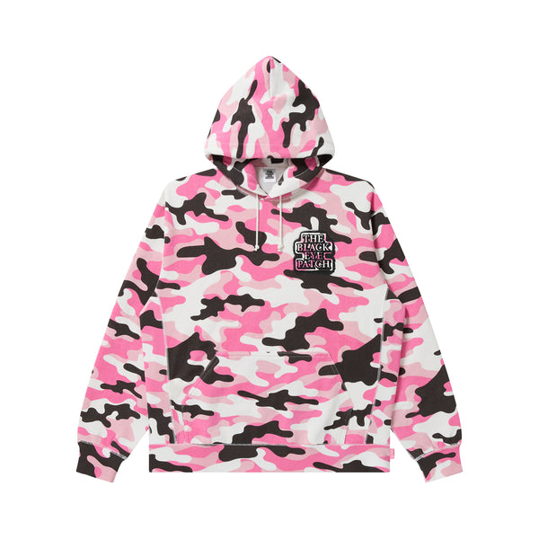 SPRAYED OG LABEL HOODIE PINK CAMO
