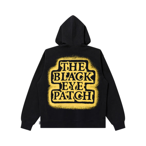 SPRAYED OG LABEL HOODIE BLACK