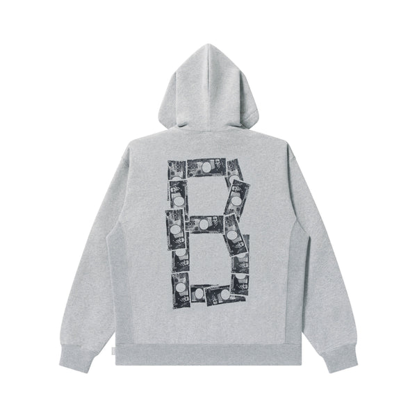 OG YUKICHI BILL HOODIE HEATHER GRAY
