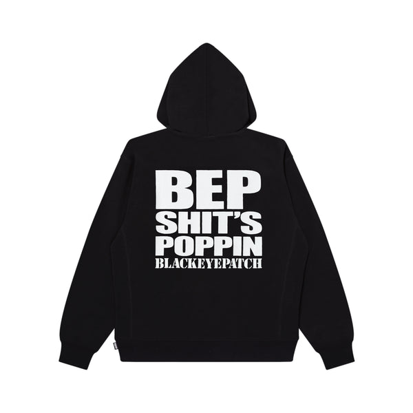 SHIT’S POPPIN HOODIE BLACK