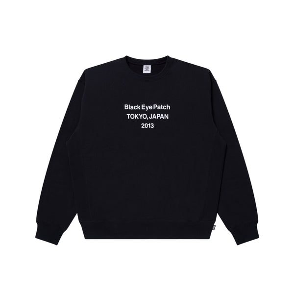 BRAND ORIGIN CREW SWEAT BLACK