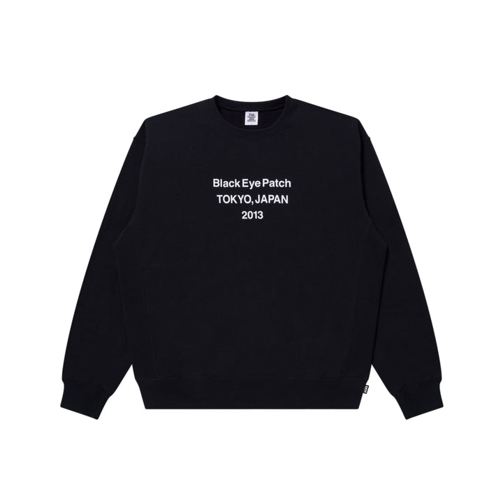 BRAND ORIGIN CREW SWEAT BLACK