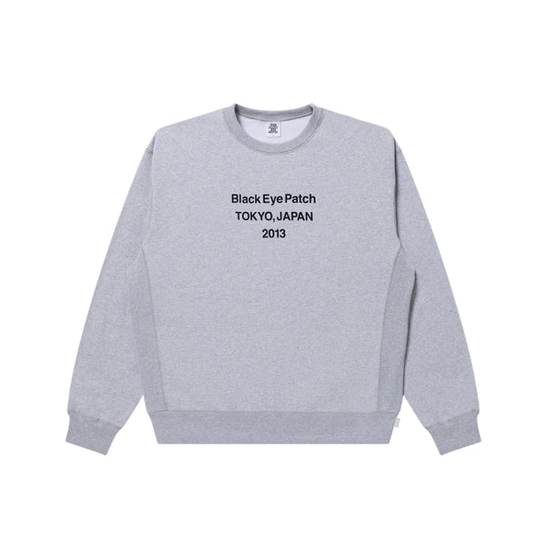 BRAND ORIGIN CREW SWEAT HEATHER GRAY