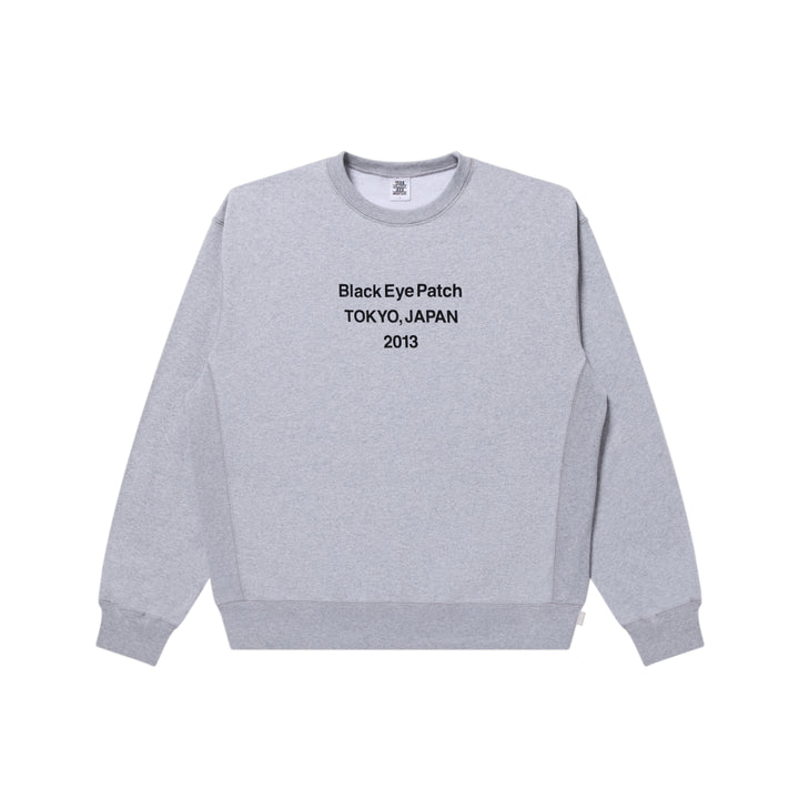 BRAND ORIGIN CREW SWEAT HEATHER GRAY