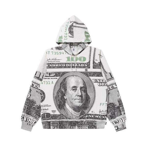 SMALL OG HUNDREDS PATTERNED HOODIE