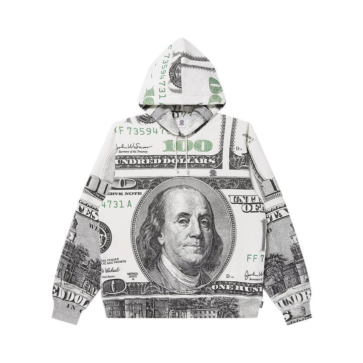 SMALL OG HUNDREDS PATTERNED HOODIE