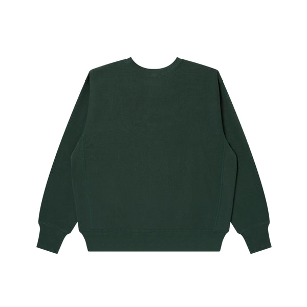 CHAMPION OG LABEL CREW SWEAT DARK GREEN