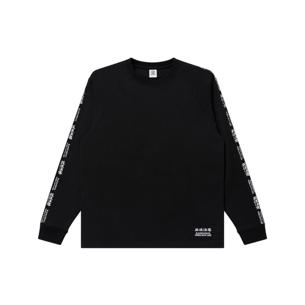 KANJI TAPED L/S TEE BLACK