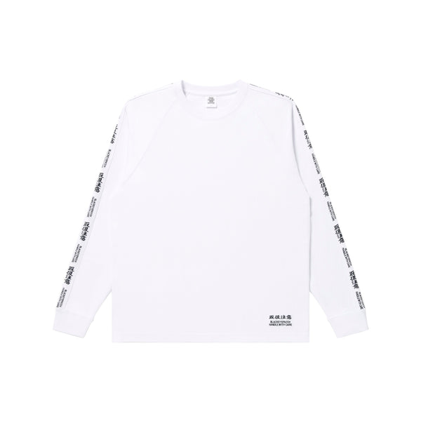 KANJI TAPED L/S TEE WHITE
