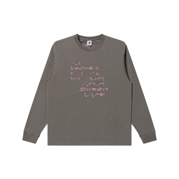 ASCII ART L/S TEE CHARCOAL