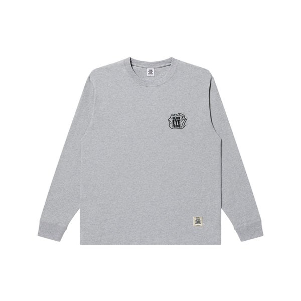 FRESH ICY AIR LOGO L/S TEE HEATHER GRAY