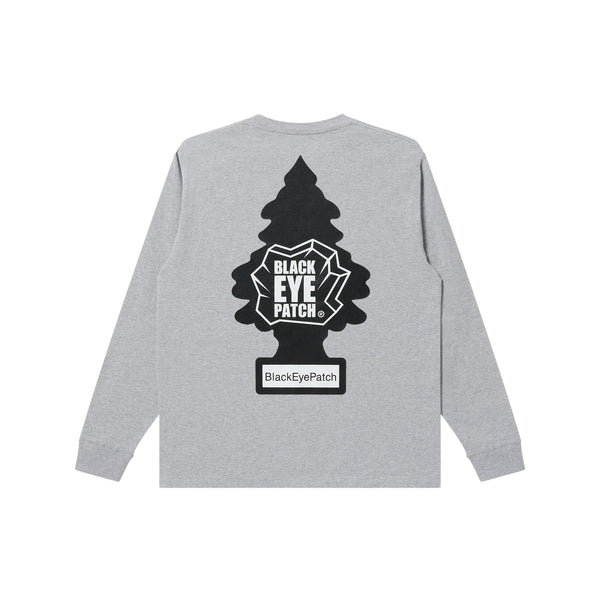 FRESH ICY AIR LOGO L/S TEE HEATHER GRAY