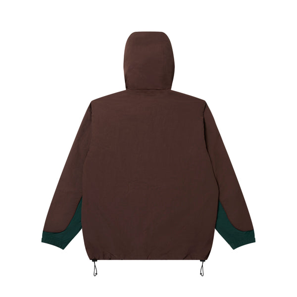 Small OG Label Nylon Track Jacket, Brown