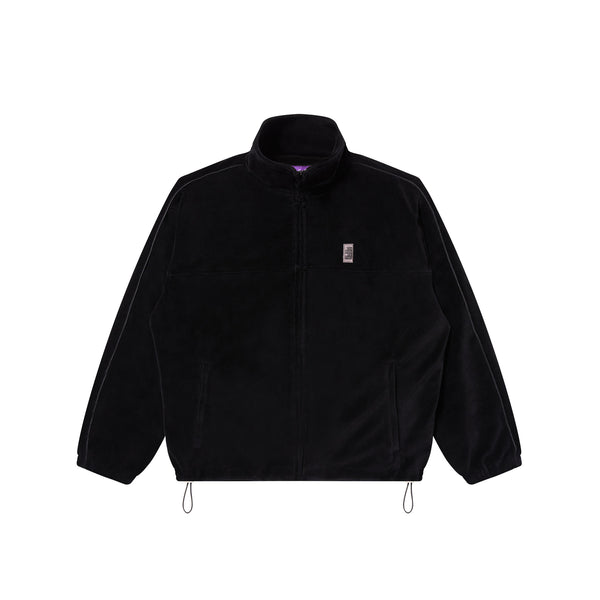 HWC Velour Track Jacket, Black