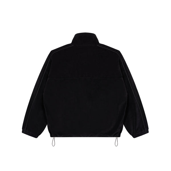 HWC Velour Track Jacket, Black