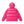 STENCIL LOGO HOODED DOWN JACKET PINK