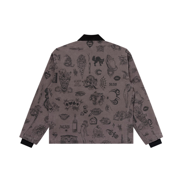 UE TATTOO FLASH DUCK JACKET CHARCOAL
