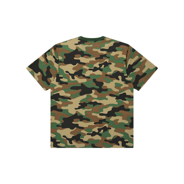LOWERCASE LOGO TEE WOODLAND CAMO