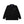 OE LOGO OPEN COLLARED L/S RAYON SHIRT BLACK