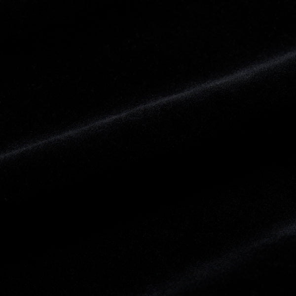 OE Logo Half Zip Velour Shirt, Black