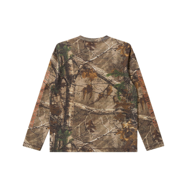 STENCIL LOGO HENLEY NECK L/S TEE MULTI