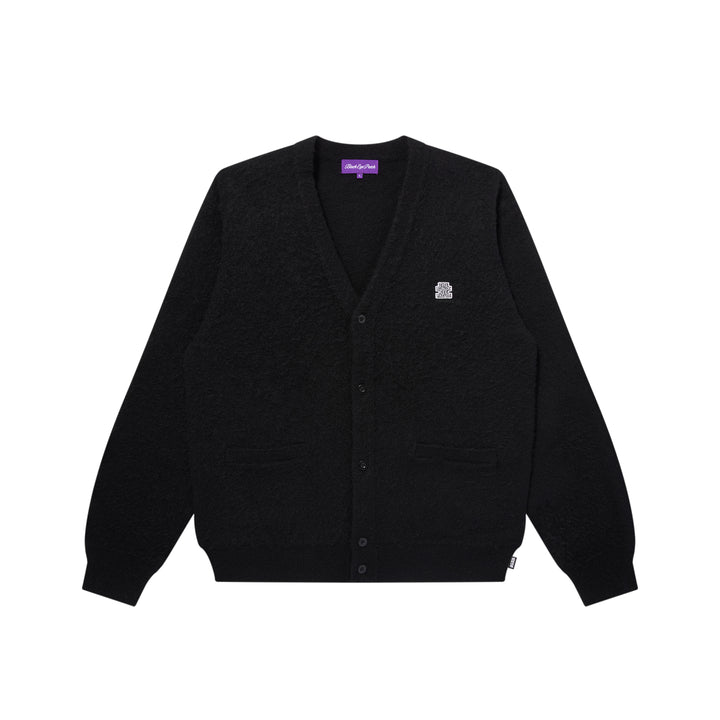 OG LABEL MOHAIR CARDIGAN BLACK