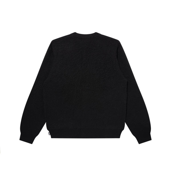 OG LABEL MOHAIR CARDIGAN BLACK