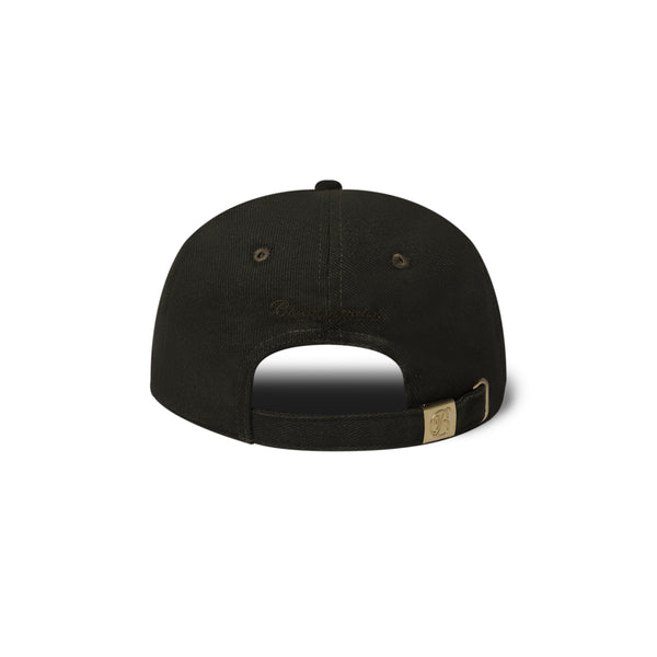 FABRIC INITIALS PATCHED CAP OLIVE